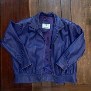 Cazal Women's Deep Blue Varsity Jacket
